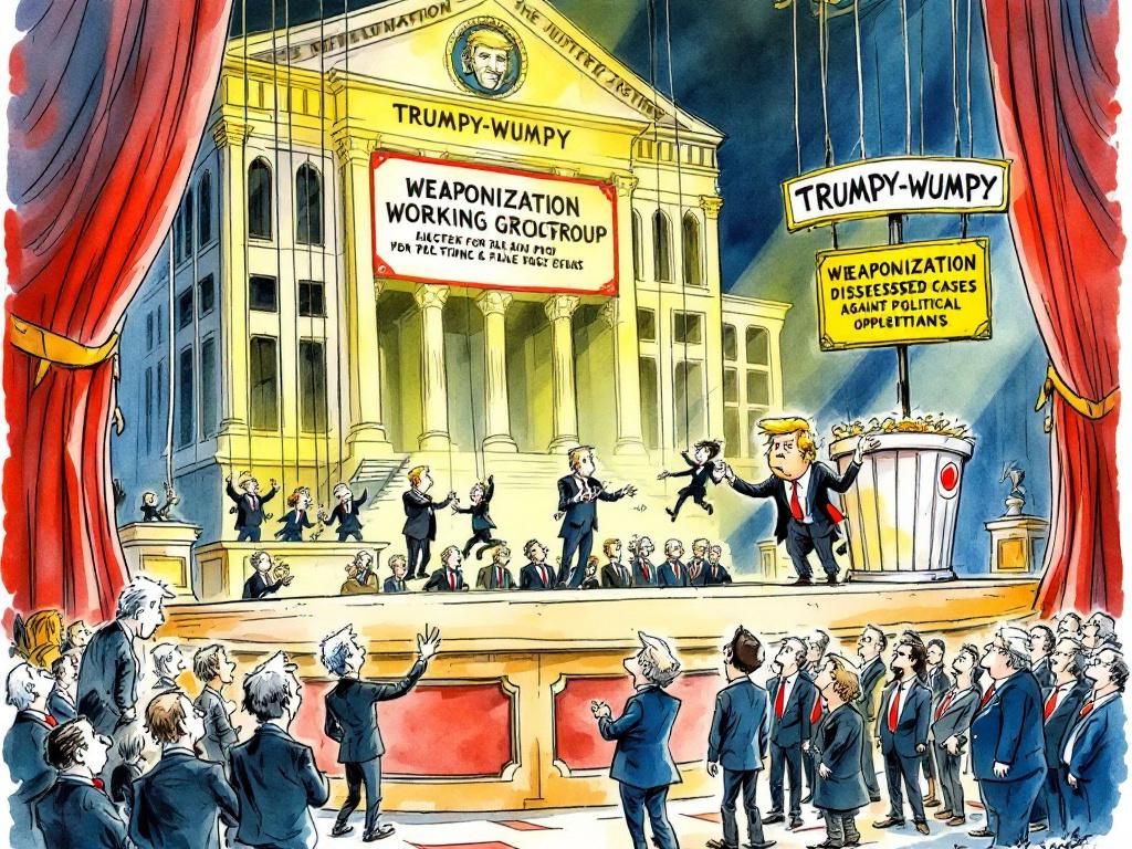Trumpy-Wumpy capturing the Justice Department and weaponizing it against opponents